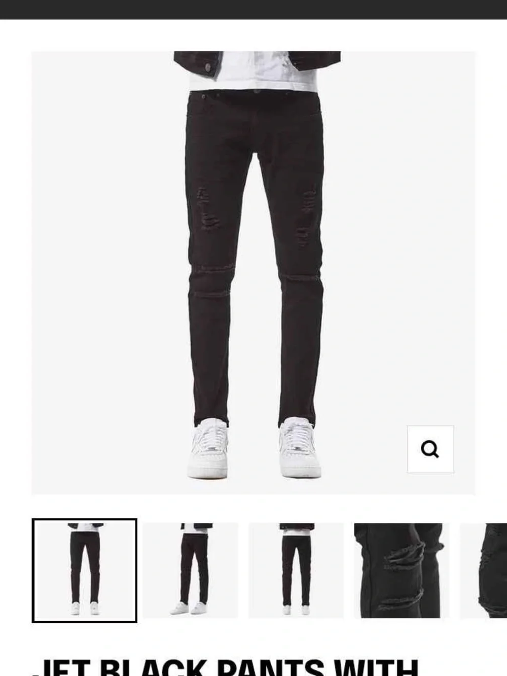 Copper Rivet Men’s Black Jeans Slim Fit 30/32